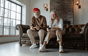 couple playing games